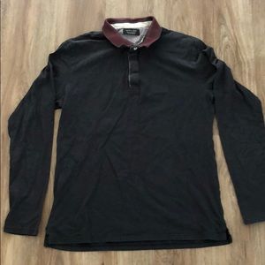 Vintage Zara long sleeve polo shirt